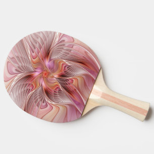 Abstrakt Fjäril Färgrik Fantasy Fraktal Konst Pingisracket