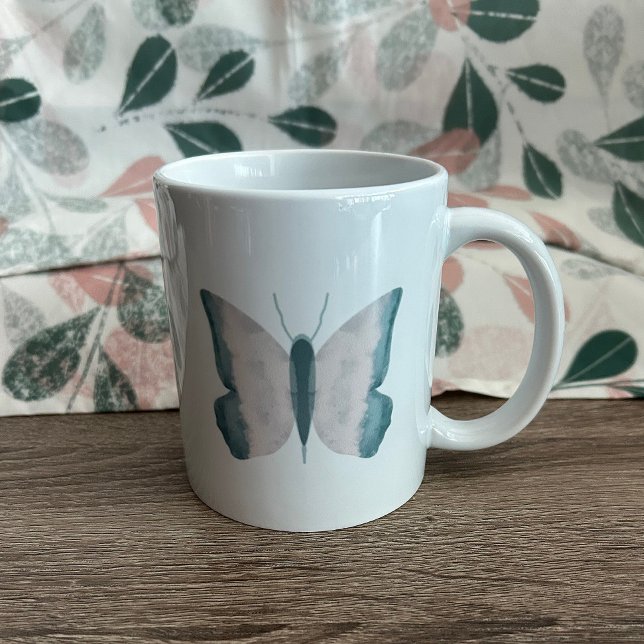 Abstrakt Fjäril Kaffemugg (Skapare uppladdad)