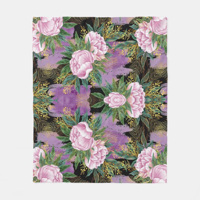 Abstrakt Fleecefilt (Framsidan)