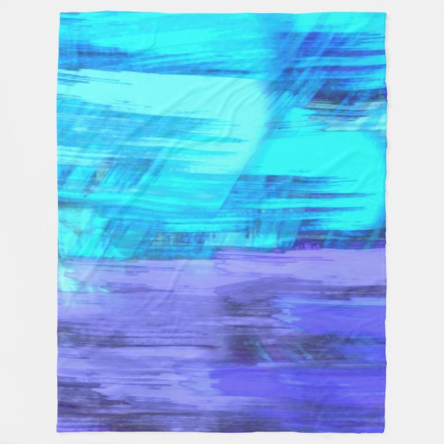 Abstrakt Fleecefilt (Framsidan)
