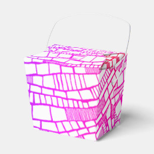 Abstrakt flervärgad formdesign Förmånslåda Presentaskar