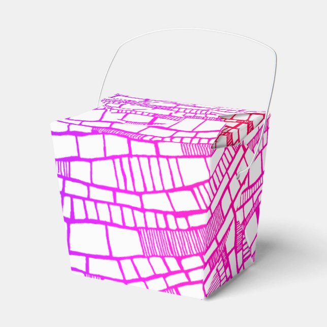 Abstrakt flervärgad formdesign Förmånslåda Presentaskar (Framsidan Sidan)