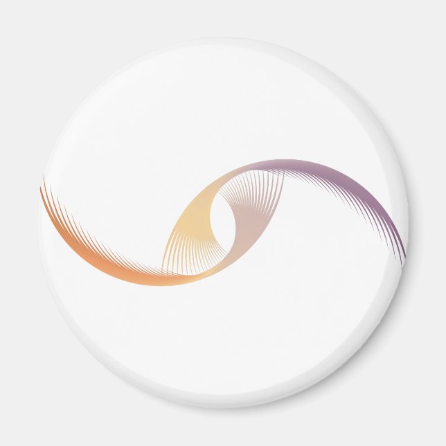 Abstrakt Flight Magnet (Framsidan)