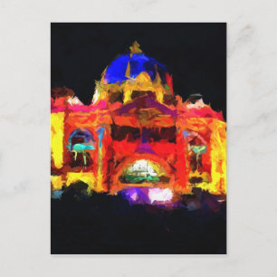 Abstrakt Flinders street station Vykort