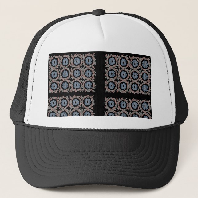 Abstrakt Flöde Skum Trucker Hatt Keps (Framsida)