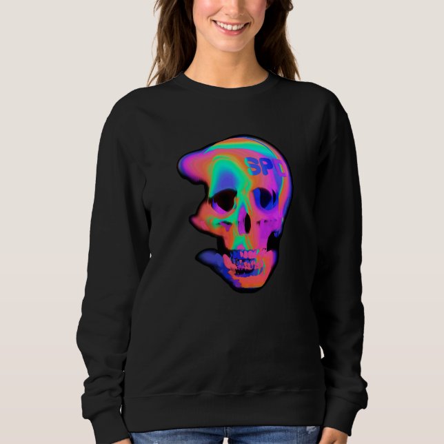 Abstrakt flödeskalott i rörelse t shirt (Framsida)