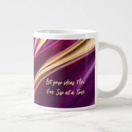 Abstrakt Flow Art Motivational- Jumbo Mugg