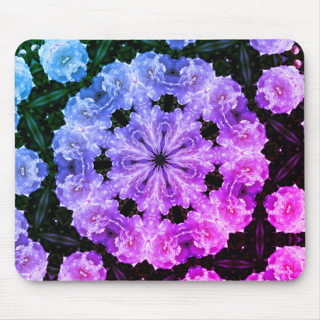 Abstrakt Flower Art Musmatta (Framsidan)