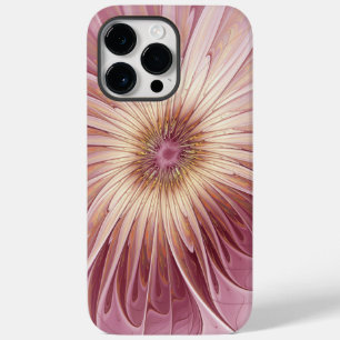 Abstrakt Flower Fractal Art & Shades of Burgundy