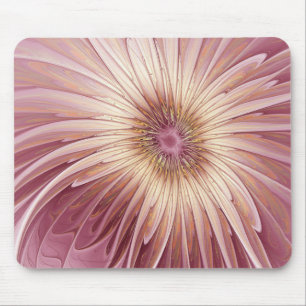 Abstrakt Flower Fractal Art & Shades of Burgundy Musmatta