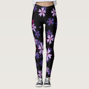 Abstrakt Flower Petals Leggings