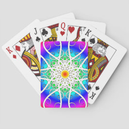 Abstrakt Flowers Casinokort