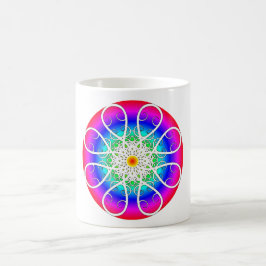 Abstrakt Flowers Kaffemugg