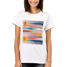 Abstrakt Flowers T-Shirt