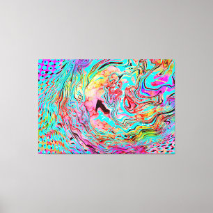 Abstrakt Fluid Art Canvastryck