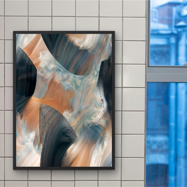 Abstrakt Fluid Dreamscape Flow Art Poster (Skapare uppladdad)