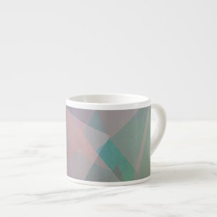 Abstrakt Flygpartiklar Geometriska former Espressomugg