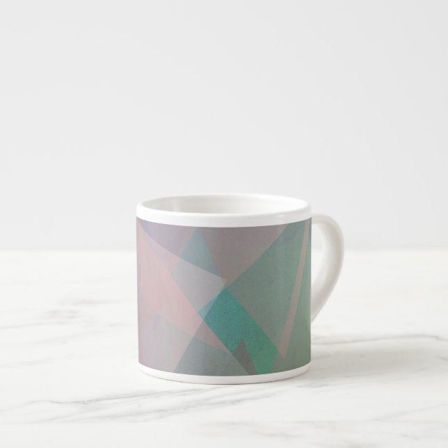 Abstrakt Flygpartiklar | Geometriska former Espressomugg (Framsida höger)