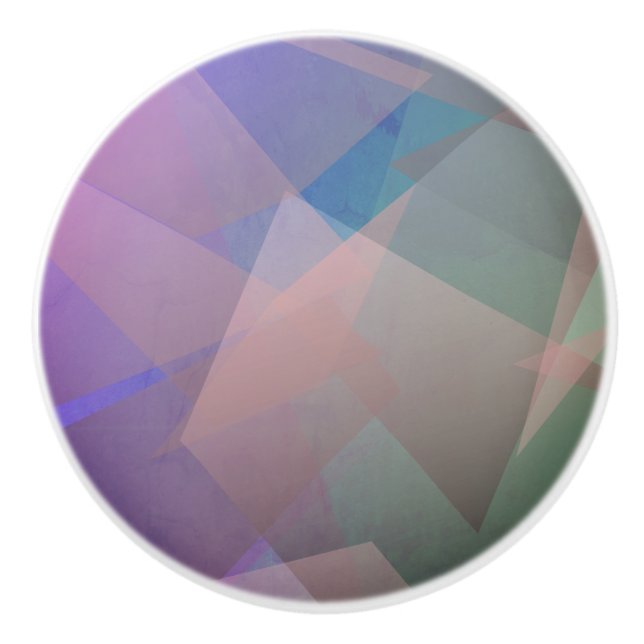 Abstrakt Flygpartiklar | Geometriska former Knopp (Framsidan)