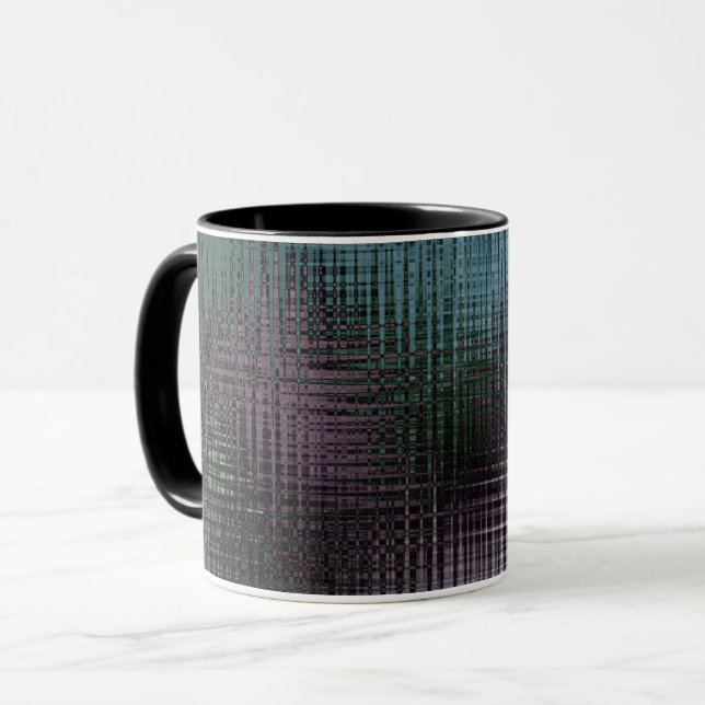 Abstrakt flytande textur is glas kristall frusen m mugg (Framsida vänster)