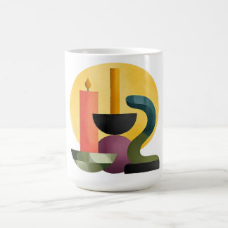 Abstrakt födelsedagsfirande kaffemugg