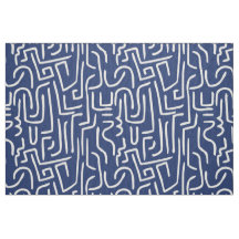 Abstrakt fodrar 130318 - vit på #1D336D-blått