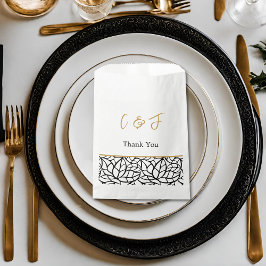 Abstrakt Foliage Mönster Gräns