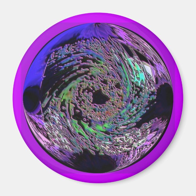 Abstrakt folie magnet (Framsidan)