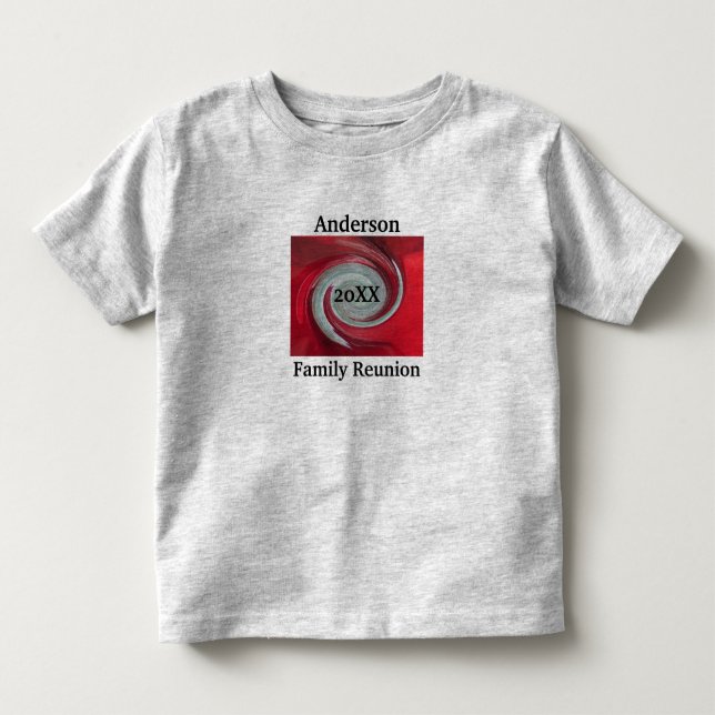 Abstrakt för återförening av konstnärliga familjer t shirt (Framsida)