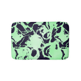 Abstrakt för blå och Grönt Badrumsmatta