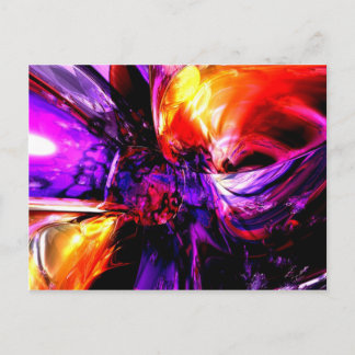 Abstrakt för blandade funktioner vykort