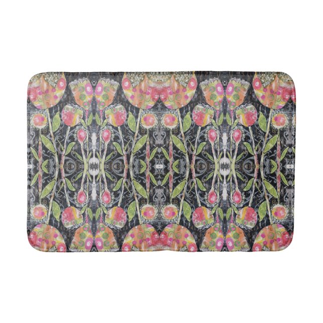 Abstrakt för blandade medieflöden badrumsmatta (Framsidan)