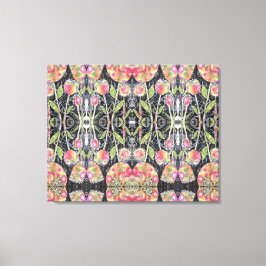 Abstrakt för blandade medieflöden canvastryck