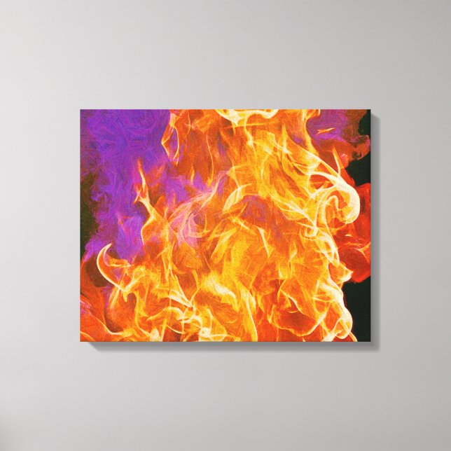 Abstrakt för brandsläckning - Canvas Art Skriv ut (Framsida)