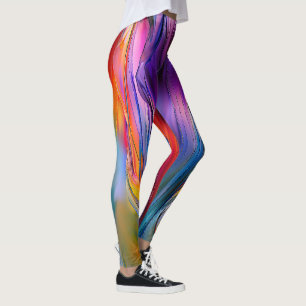 abstrakt för Contemporary av "kromatiska valutor" Leggings