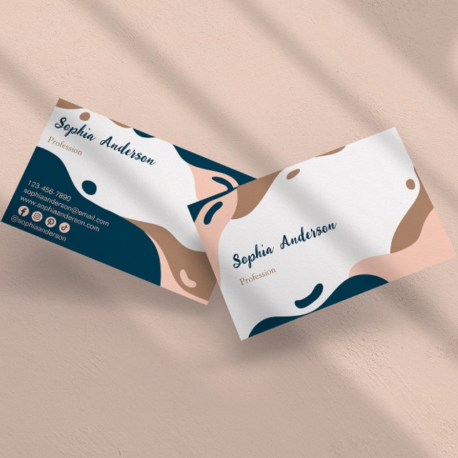 Abstrakt för elegant och Professionell Visitkort (Skapare uppladdad)