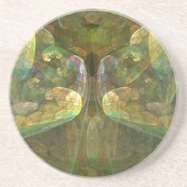 Abstrakt för färgämne i hjärnan underlägg sandsten (Framsidan)