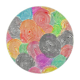 Abstrakt  för färgfingeravtryck av Mönster