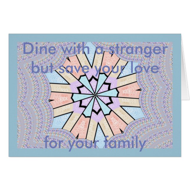 Abstrakt för färgfyllda fyrkanter och geometrisk hälsningskort (Framsidan Horizontal)