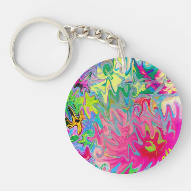 Abstrakt för färgstark Blomsterträdgård (Framsidan)