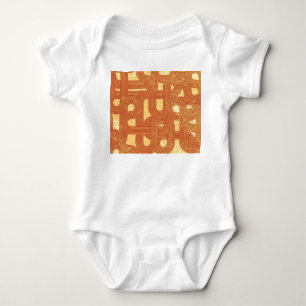 Abstrakt för färgstark geometrisk Vintage. T Shirt
