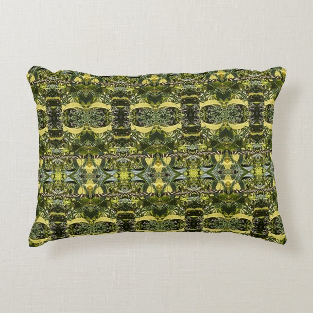 Abstrakt för fjäril på födelsedagen prydnadskudde (Framsidan)