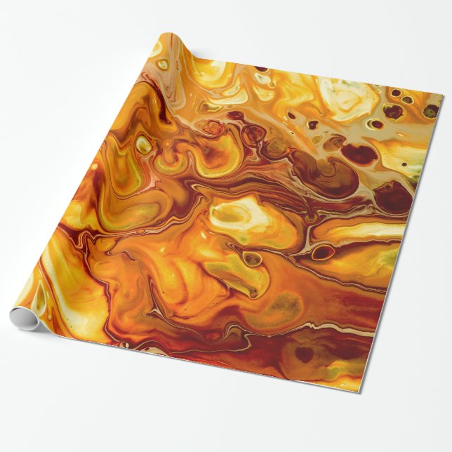 Abstrakt för flytande konst presentpapper (Utrullad)