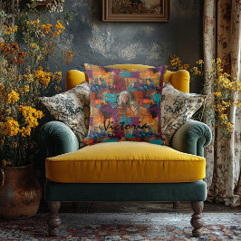 Abstrakt för fotofyllning av Anpassningsbar Multif Kudde