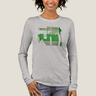 Abstrakt för Geometric Tribal Art- med ljus och lj T Shirt
