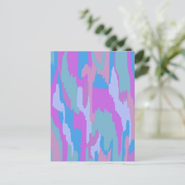 Abstrakt för glaciärparadis vykort (Stående Fram)