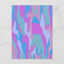 Abstrakt för glaciärparadis vykort