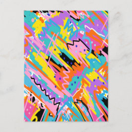 Abstrakt för glatta uttryck vykort