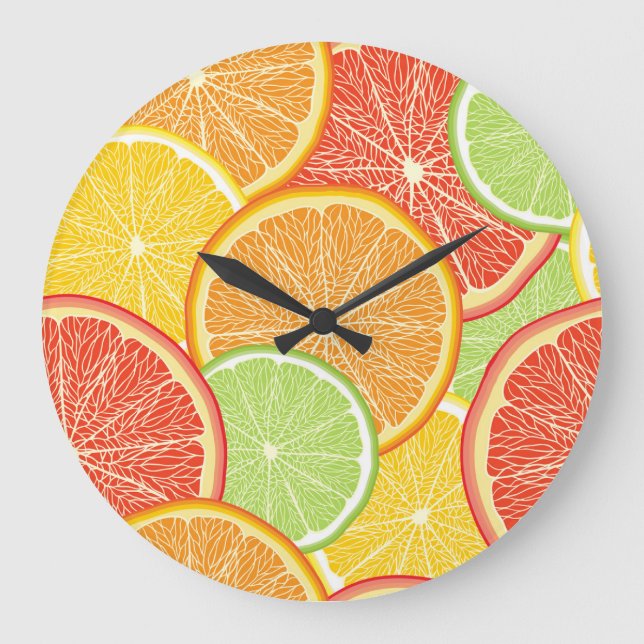 Abstrakt för grafik och orange. stor klocka (Framsida)