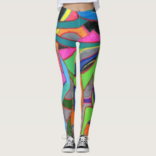 Abstrakt för hämtning och för hämtning av få leggings